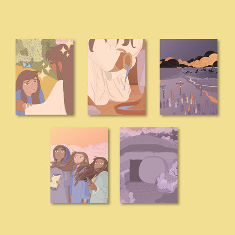 Holy Week Memory Cards