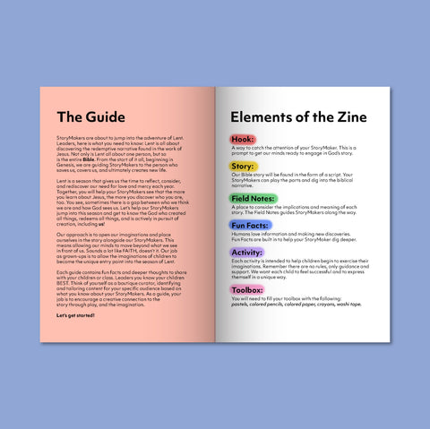 Lent Two Zine Guide
