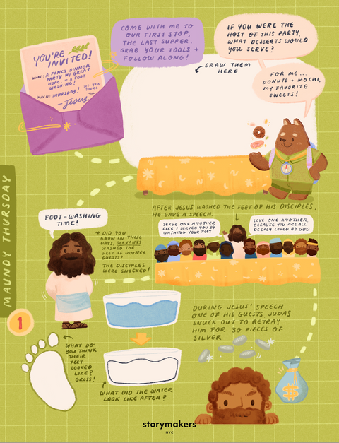 Holy Week Digital Zine - digital download