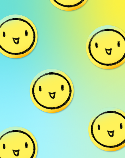 Pegatina Sonriente