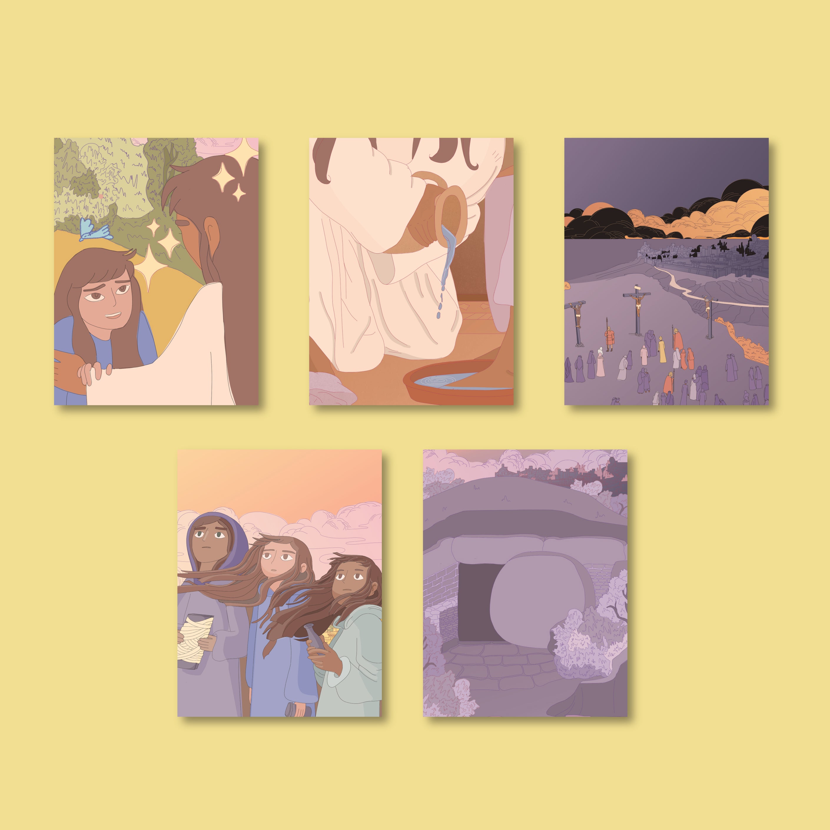 Holy Week Memory Cards