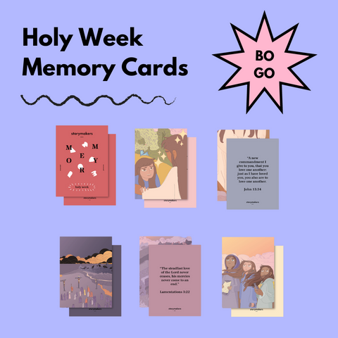 Holy Week Memory Cards