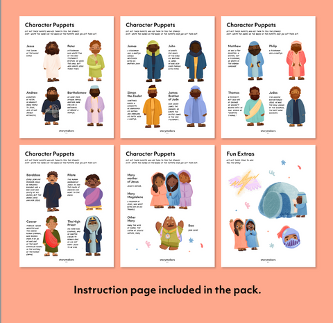 Easter Puppet Pack - digital download